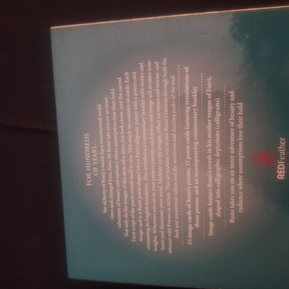 Rumi's Gift Oracle Cards - Picture 2 of 5